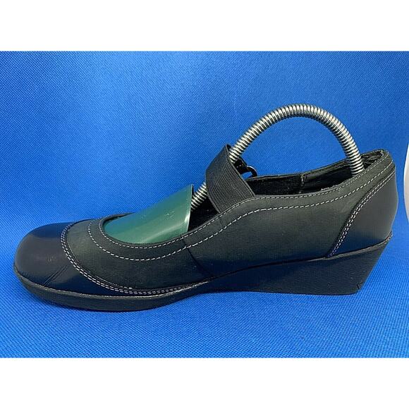 SKECHERS Mary Janes Brown Slip-On Comfort Wedge Heel SN 46628 Women's Size 9 - Picture 3 of 12